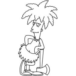 Dibujo para colorear: Los Simpson (Dibujos Animados y Series Animadas) #23922 - Dibujos para Colorear e Imprimir Gratis