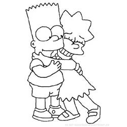 Dibujo Los Simpson (Dibujos Animados y Series Animadas) #23950 para imprimir y colorear