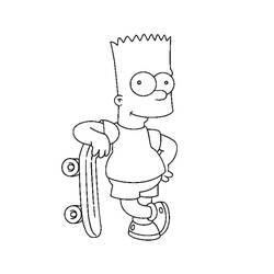 Dibujo para colorear: Los Simpson (Dibujos Animados y Series Animadas) #23960 - Dibujos para Colorear e Imprimir Gratis