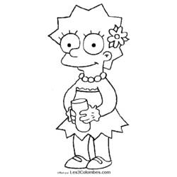 Dibujo Los Simpson (Dibujos Animados y Series Animadas) #23964 para imprimir y colorear