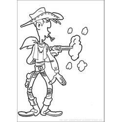 Dibujo para colorear: Lucky Luke (Dibujos Animados y Series Animadas) #25510 - Dibujos para Colorear e Imprimir Gratis