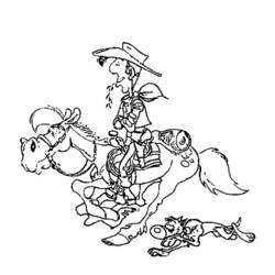 Dibujo para colorear: Lucky Luke (Dibujos Animados y Series Animadas) #25512 - Dibujos para Colorear e Imprimir Gratis