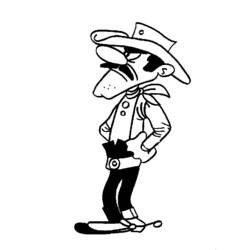 Dibujo para colorear: Lucky Luke (Dibujos Animados y Series Animadas) #25525 - Dibujos para Colorear e Imprimir Gratis