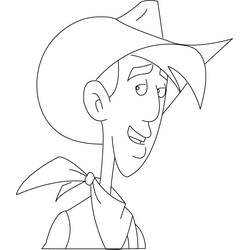 Dibujo para colorear: Lucky Luke (Dibujos Animados y Series Animadas) #25528 - Dibujos para Colorear e Imprimir Gratis