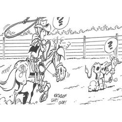 Dibujo para colorear: Lucky Luke (Dibujos Animados y Series Animadas) #25533 - Dibujos para Colorear e Imprimir Gratis