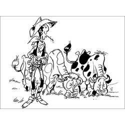 Dibujo para colorear: Lucky Luke (Dibujos Animados y Series Animadas) #25563 - Dibujos para Colorear e Imprimir Gratis