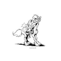Dibujo para colorear: Lucky Luke (Dibujos Animados y Series Animadas) #25591 - Dibujos para Colorear e Imprimir Gratis