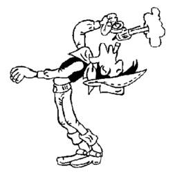Dibujo para colorear: Lucky Luke (Dibujos Animados y Series Animadas) #25598 - Dibujos para Colorear e Imprimir Gratis