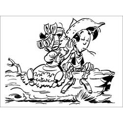 Dibujo para colorear: Lucky Luke (Dibujos Animados y Series Animadas) #25604 - Dibujos para Colorear e Imprimir Gratis