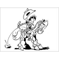 Dibujo para colorear: Lucky Luke (Dibujos Animados y Series Animadas) #25617 - Dibujos para Colorear e Imprimir Gratis