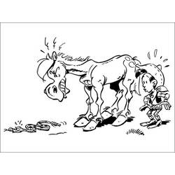 Dibujo para colorear: Lucky Luke (Dibujos Animados y Series Animadas) #25647 - Dibujos para Colorear e Imprimir Gratis