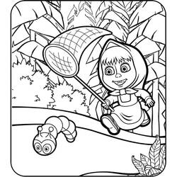 Dibujo para colorear: Masha y the Bear (Dibujos Animados y Series Animadas) #215875 - Dibujos para Colorear e Imprimir Gratis