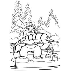 Dibujo para colorear: Masha y the Bear (Dibujos Animados y Series Animadas) #215876 - Dibujos para Colorear e Imprimir Gratis