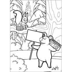 Dibujo para colorear: Masha y the Bear (Dibujos Animados y Series Animadas) #215881 - Dibujos para Colorear e Imprimir Gratis