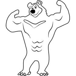 Dibujo para colorear: Masha y the Bear (Dibujos Animados y Series Animadas) #215884 - Dibujos para Colorear e Imprimir Gratis