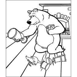 Dibujo para colorear: Masha y the Bear (Dibujos Animados y Series Animadas) #215885 - Dibujos para Colorear e Imprimir Gratis