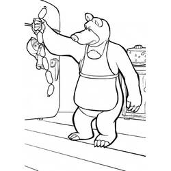 Dibujo para colorear: Masha y the Bear (Dibujos Animados y Series Animadas) #215886 - Dibujos para Colorear e Imprimir Gratis