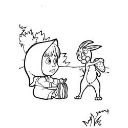 Dibujo para colorear: Masha y the Bear (Dibujos Animados y Series Animadas) #215887 - Dibujos para Colorear e Imprimir Gratis