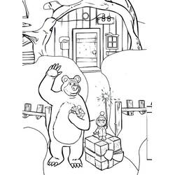 Dibujo para colorear: Masha y the Bear (Dibujos Animados y Series Animadas) #215889 - Dibujos para Colorear e Imprimir Gratis