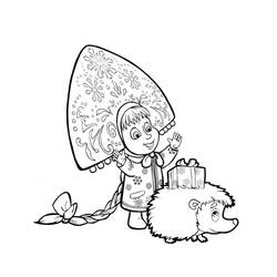 Dibujo para colorear: Masha y the Bear (Dibujos Animados y Series Animadas) #215892 - Dibujos para Colorear e Imprimir Gratis