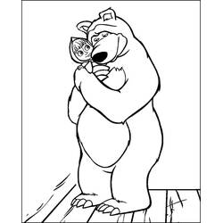 Dibujo para colorear: Masha y the Bear (Dibujos Animados y Series Animadas) #215893 - Dibujos para Colorear e Imprimir Gratis