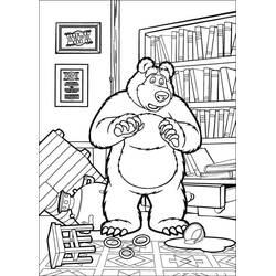 Dibujo para colorear: Masha y the Bear (Dibujos Animados y Series Animadas) #215894 - Dibujos para Colorear e Imprimir Gratis