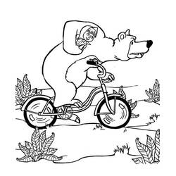 Dibujo para colorear: Masha y the Bear (Dibujos Animados y Series Animadas) #215896 - Dibujos para Colorear e Imprimir Gratis