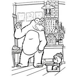 Dibujo para colorear: Masha y the Bear (Dibujos Animados y Series Animadas) #215899 - Dibujos para Colorear e Imprimir Gratis