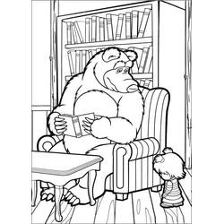 Dibujo para colorear: Masha y the Bear (Dibujos Animados y Series Animadas) #215900 - Dibujos para Colorear e Imprimir Gratis