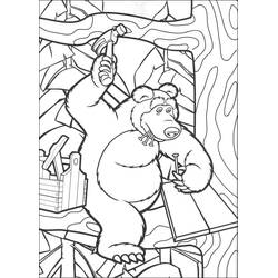 Dibujo para colorear: Masha y the Bear (Dibujos Animados y Series Animadas) #215902 - Dibujos para Colorear e Imprimir Gratis