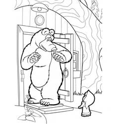 Dibujo para colorear: Masha y the Bear (Dibujos Animados y Series Animadas) #215906 - Dibujos para Colorear e Imprimir Gratis