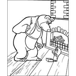 Dibujo para colorear: Masha y the Bear (Dibujos Animados y Series Animadas) #215908 - Dibujos para Colorear e Imprimir Gratis
