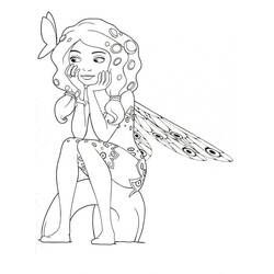Dibujos para colorear: Mia y Me - Dibujos para Colorear e Imprimir Gratis
