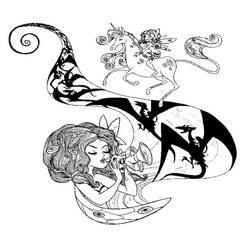 Dibujo para colorear: Mia y Me (Dibujos Animados y Series Animadas) #198474 - Dibujos para Colorear e Imprimir Gratis