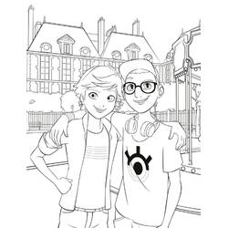 Dibujo para colorear: Miraculous Ladybug (Dibujos Animados y Series Animadas) #175756 - Dibujos para Colorear e Imprimir Gratis