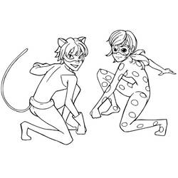 Dibujo para colorear: Miraculous Ladybug (Dibujos Animados y Series Animadas) #175759 - Dibujos para Colorear e Imprimir Gratis
