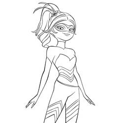 Dibujo para colorear: Miraculous Ladybug (Dibujos Animados y Series Animadas) #175762 - Dibujos para Colorear e Imprimir Gratis