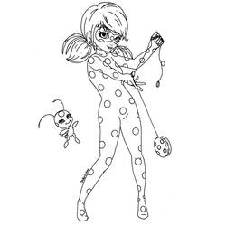 Dibujo para colorear: Miraculous Ladybug (Dibujos Animados y Series Animadas) #175771 - Dibujos para Colorear e Imprimir Gratis