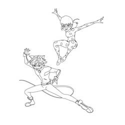 Dibujo para colorear: Miraculous Ladybug (Dibujos Animados y Series Animadas) #175780 - Dibujos para Colorear e Imprimir Gratis