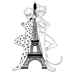 Dibujo para colorear: Miraculous Ladybug (Dibujos Animados y Series Animadas) #175798 - Dibujos para Colorear e Imprimir Gratis