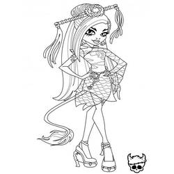 Dibujo para colorear: Monster High (Dibujos Animados y Series Animadas) #24814 - Dibujos para Colorear e Imprimir Gratis
