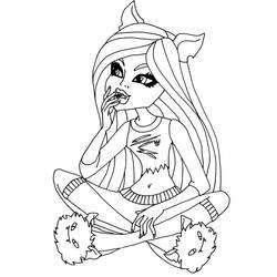 Dibujo para colorear: Monster High (Dibujos Animados y Series Animadas) #24817 - Dibujos para Colorear e Imprimir Gratis