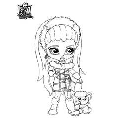 Dibujo para colorear: Monster High (Dibujos Animados y Series Animadas) #24830 - Dibujos para Colorear e Imprimir Gratis