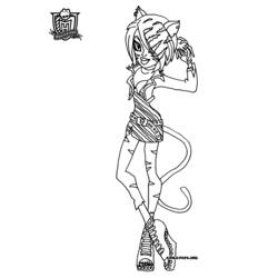 Dibujo para colorear: Monster High (Dibujos Animados y Series Animadas) #24831 - Dibujos para Colorear e Imprimir Gratis
