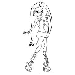 Dibujo para colorear: Monster High (Dibujos Animados y Series Animadas) #24836 - Dibujos para Colorear e Imprimir Gratis