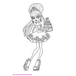 Dibujo para colorear: Monster High (Dibujos Animados y Series Animadas) #24838 - Dibujos para Colorear e Imprimir Gratis