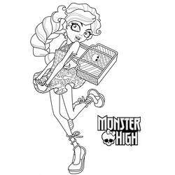 Dibujo para colorear: Monster High (Dibujos Animados y Series Animadas) #24840 - Dibujos para Colorear e Imprimir Gratis
