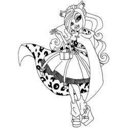 Dibujo para colorear: Monster High (Dibujos Animados y Series Animadas) #24841 - Dibujos para Colorear e Imprimir Gratis
