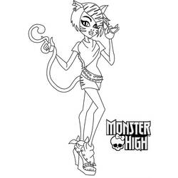 Dibujo para colorear: Monster High (Dibujos Animados y Series Animadas) #24846 - Dibujos para Colorear e Imprimir Gratis