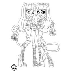 Dibujos para colorear: Monster High - Dibujos para Colorear e Imprimir Gratis